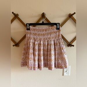 cotton printed mini skirt | sur la vague